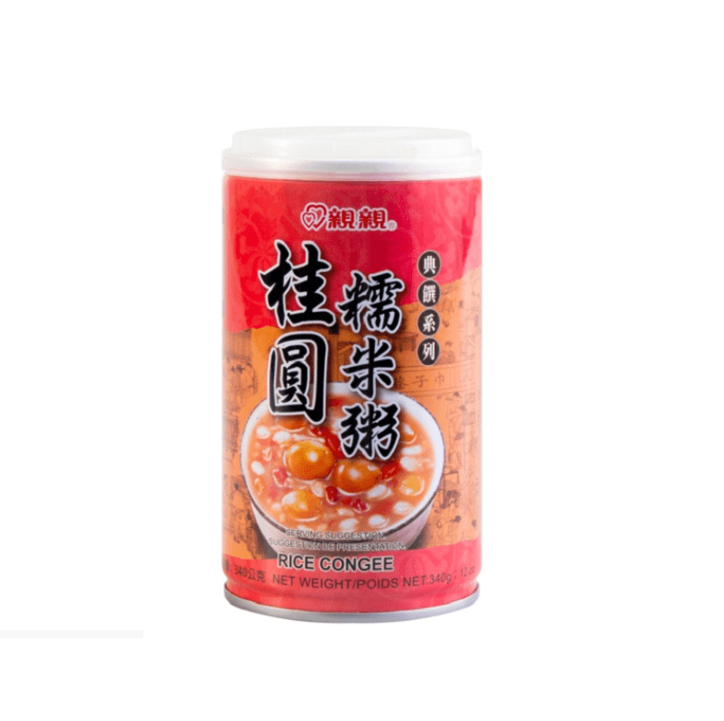 Kinesiskt Risgröt med longanfrukt 340g, Chin Chin