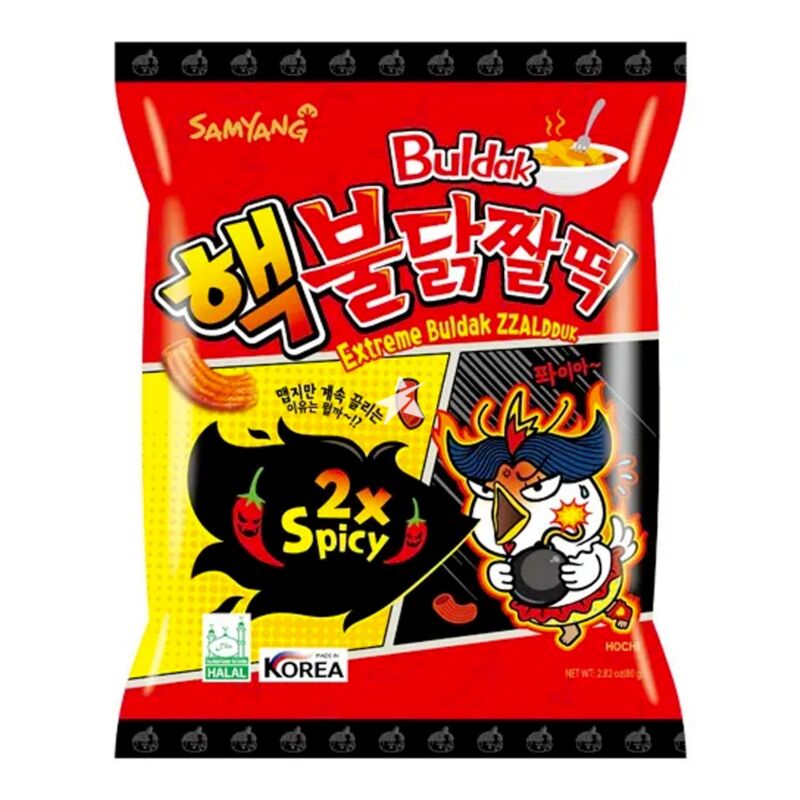 Extreme Zzaldduk snacks 120g, Samyang