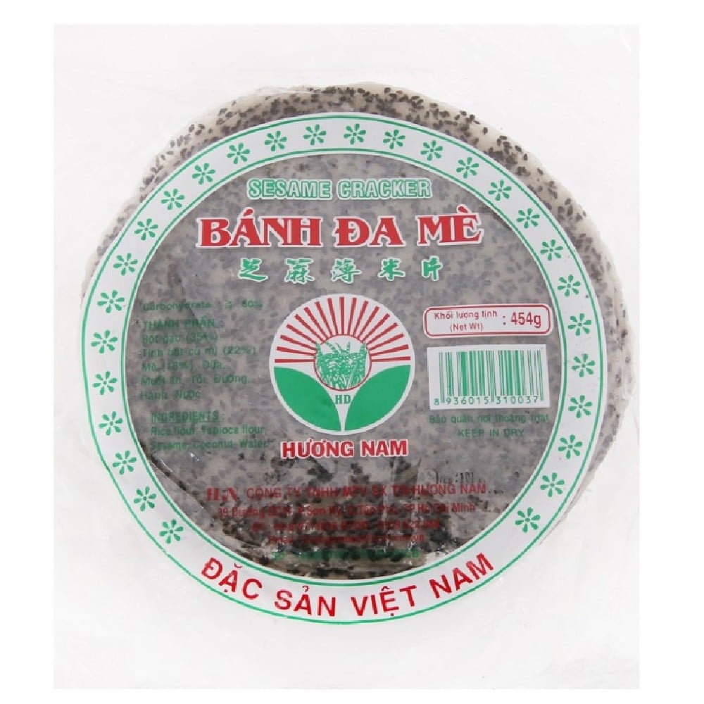 Rispapper med sesam 454g, Banh Da Me Den