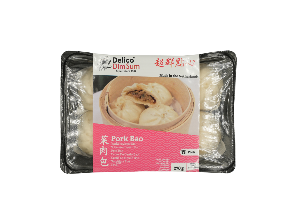 Dim Sum Fläsk Bao 270g, Delico