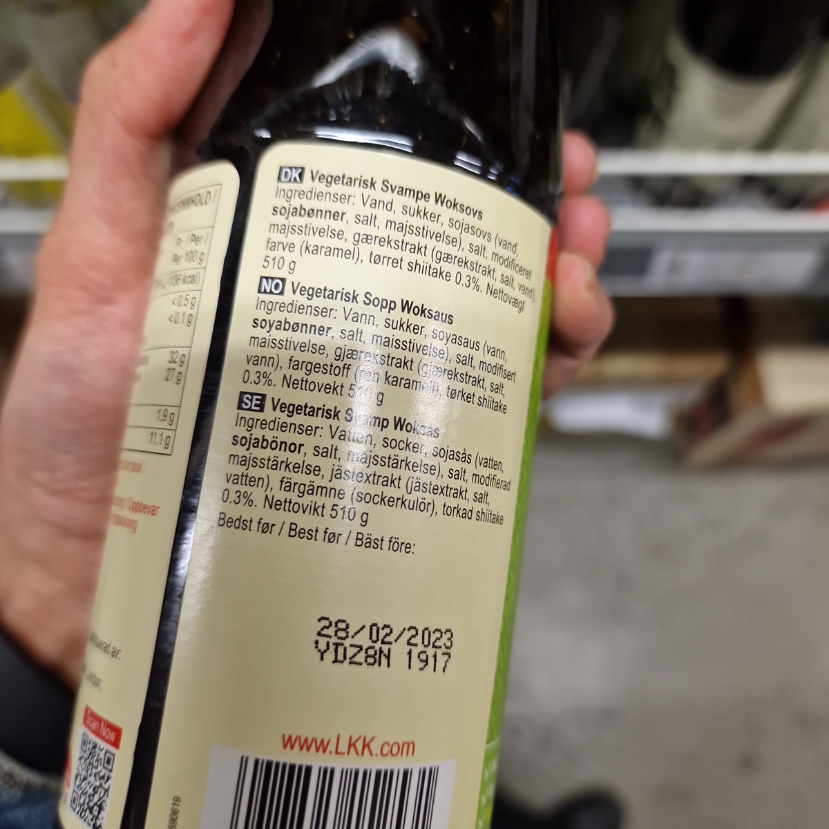 Vegetarisk Ostronsås (svamp) 510g, LKK