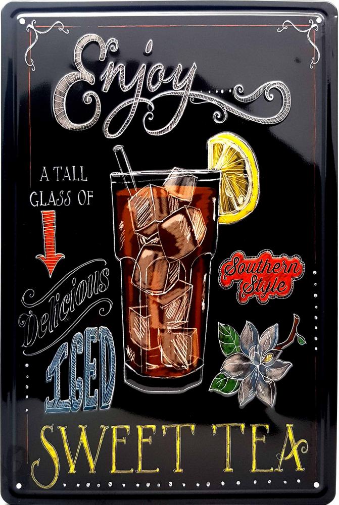 plåtskylt ice tea