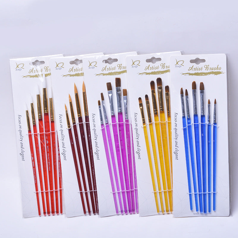 Set av pensel 6pack
