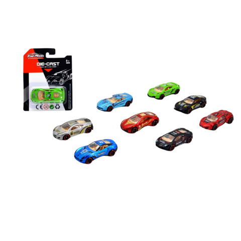Leksaksbil 8cm Osorterad