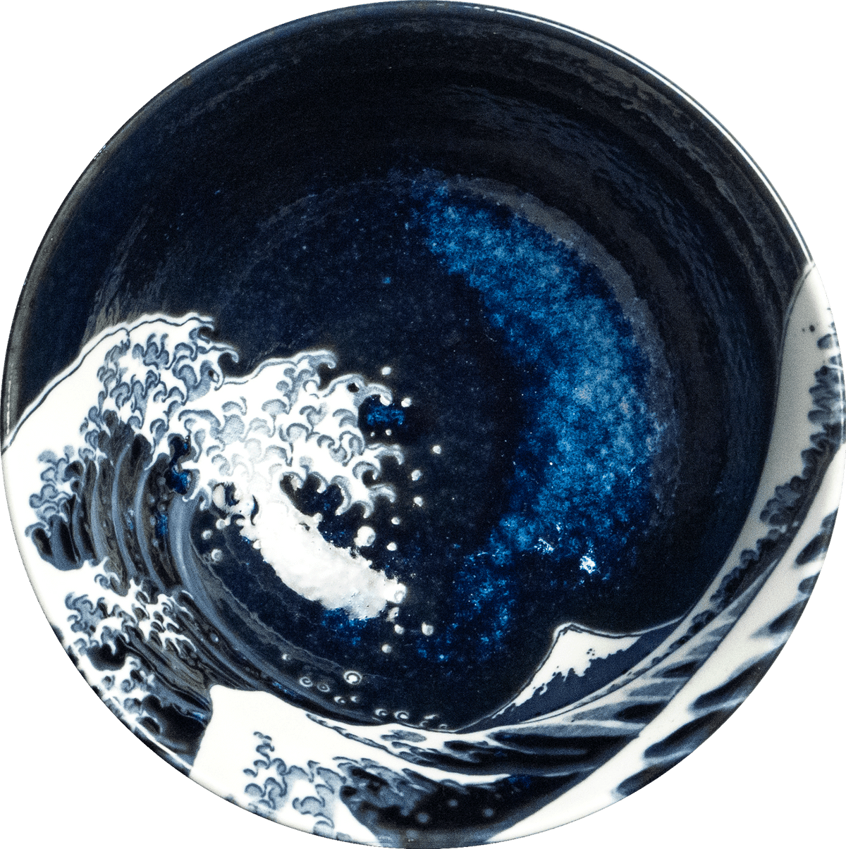 Hokusai Blue (L) Ø19,5 cm | H7,5 cm