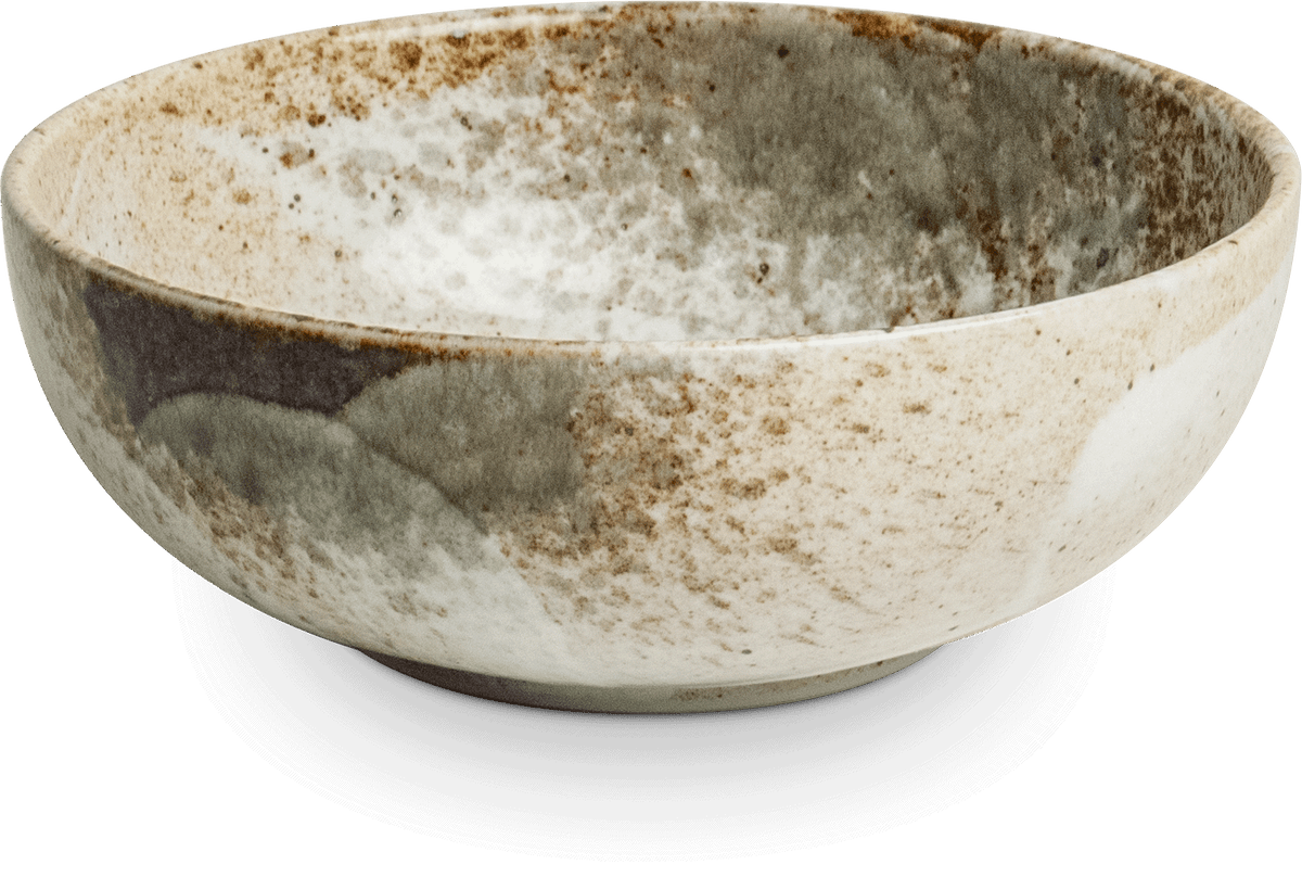 Mellanstor skål med Hikari-motiv. Storlek: Ø20 cm | H7 cm.
