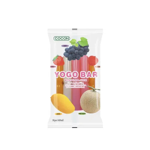 Yogo Bar Milk & Juice (10pack) 450ml, Cocon Food