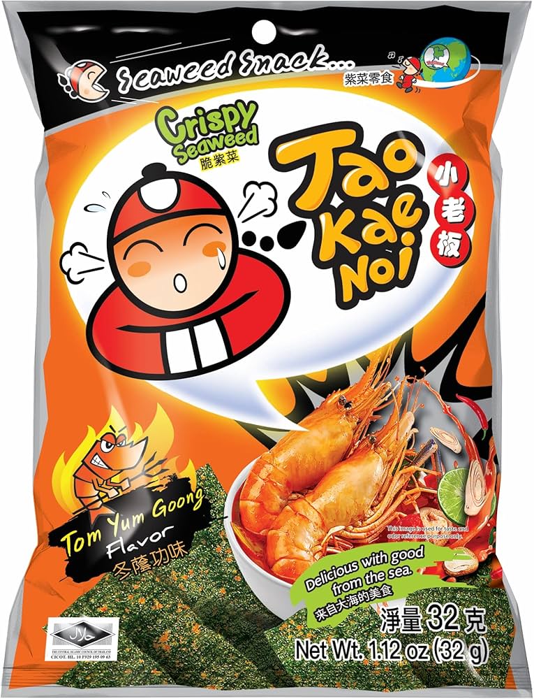 Tomyum sjögrässnack 32g, Tao kae noi