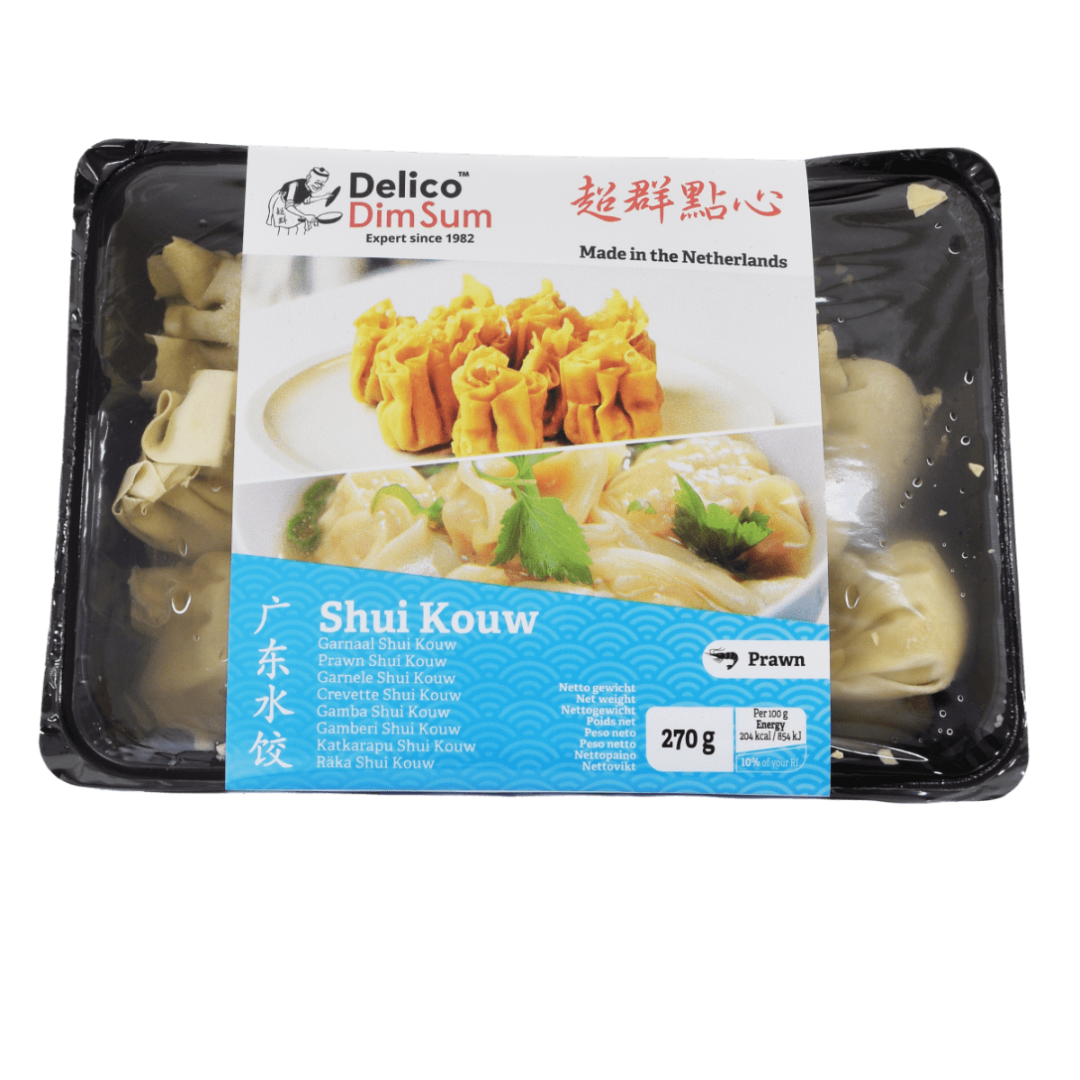 Dim Sum Shui Know Räkor 600g, Delico