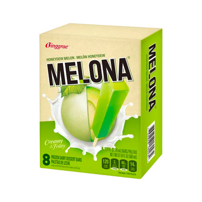 Melon Glass på pinne 8st (560ml), Binggrae