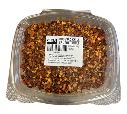 Rostad Chili Flingor (Stark) 100g