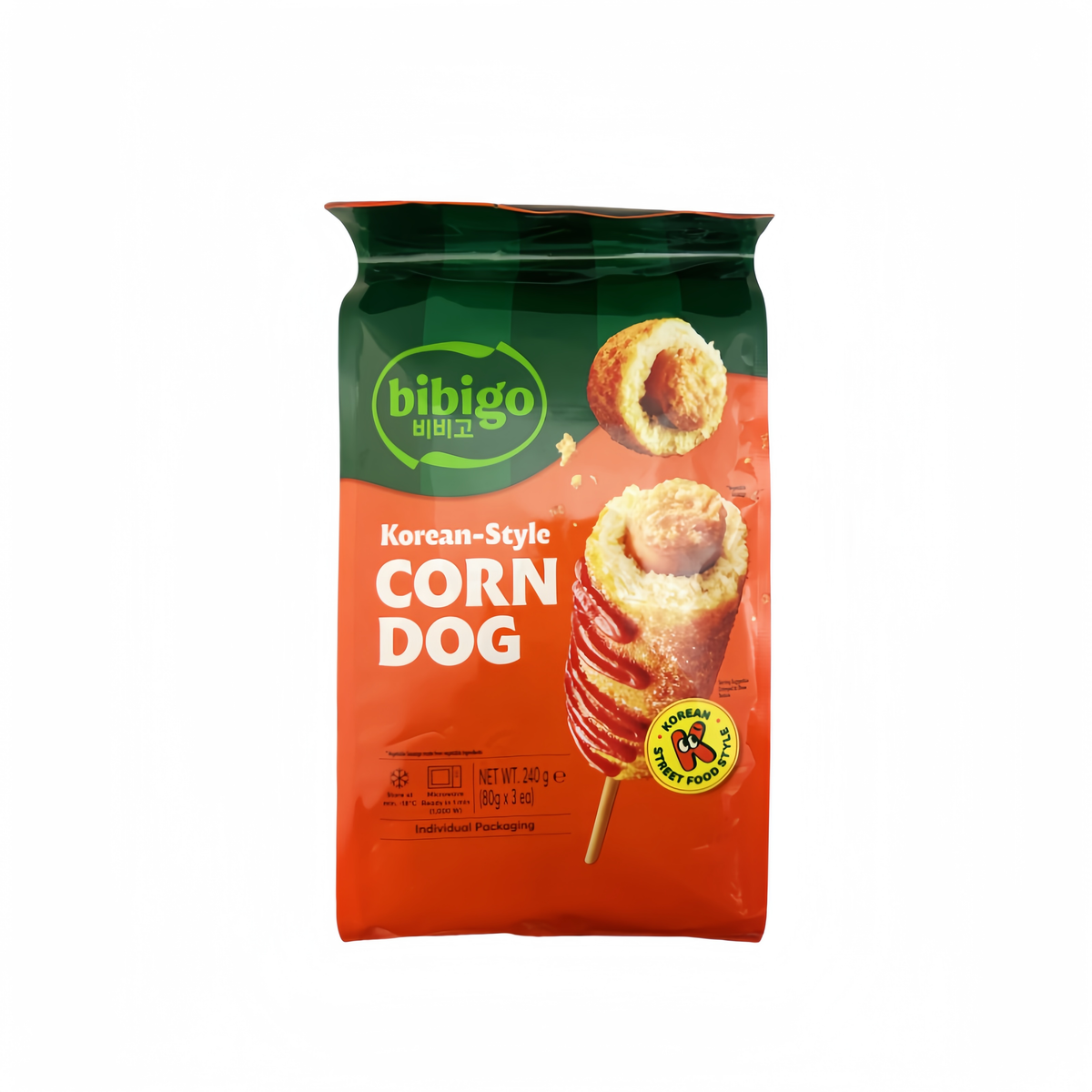 Frysta Korean-Style Corn Dog 80gx3, Bibigo
