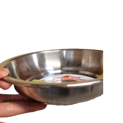 Rostfri stål bunke mellan 22cm