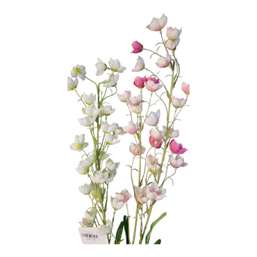 konstgjord Blåklockssläktet Campanula vit 1pack