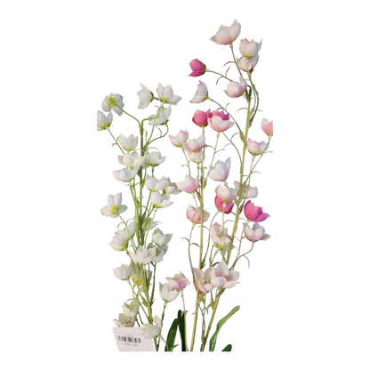 konstgjord Blåklockssläktet Campanula vit 1pack
