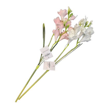 konstgjord Freesia, irisväxter vit 1pack