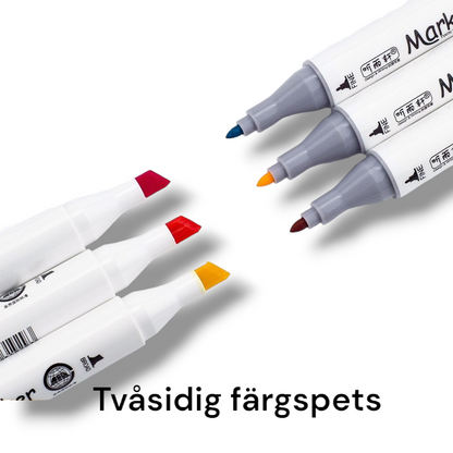 Markers 12pack tuschpennor