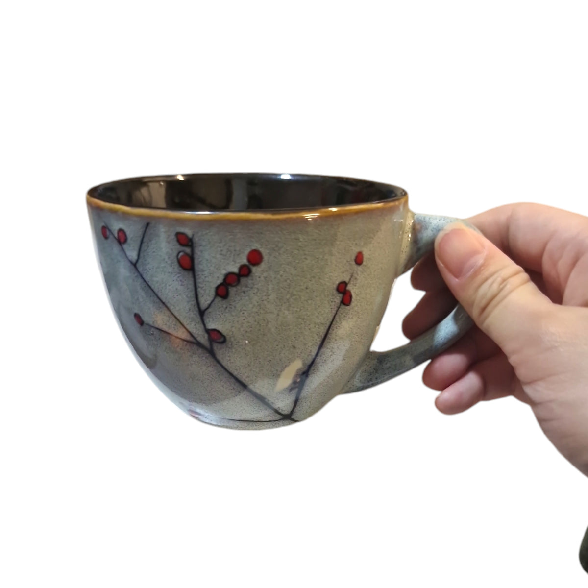 Kaffekopp Körsbärsblommor Ø9,5xH7