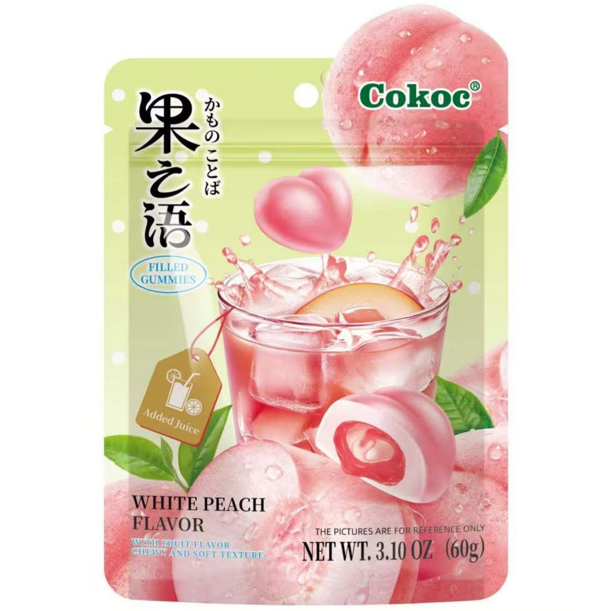 White Peach Flavor 60g,  Cokoc
