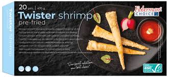 Friterat Twister Shrimp  20pcs (470g), Fisherman Choice