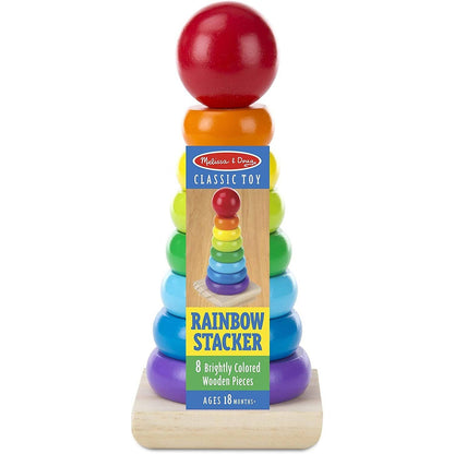 Trä stapel för barn rengbågestaplare