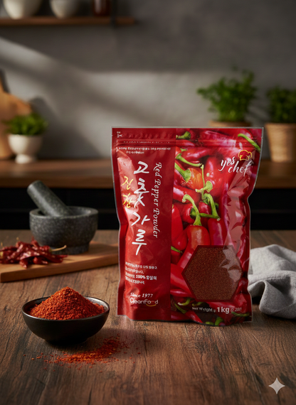 Gochugaru Koreansk Chili pulver 500g, kum Dong E