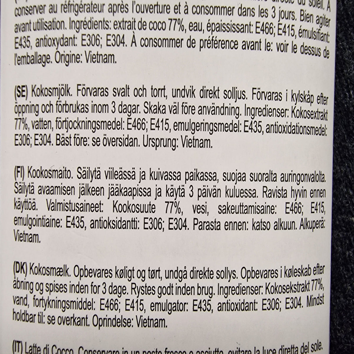 Bamboo tree kokosmjölk 250ml