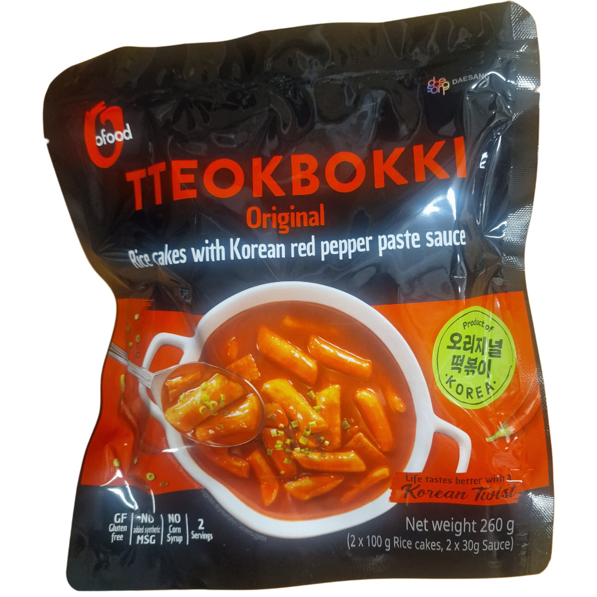 Tteokbokki riskakor 260g