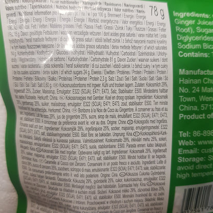 Ingefära kokos godis