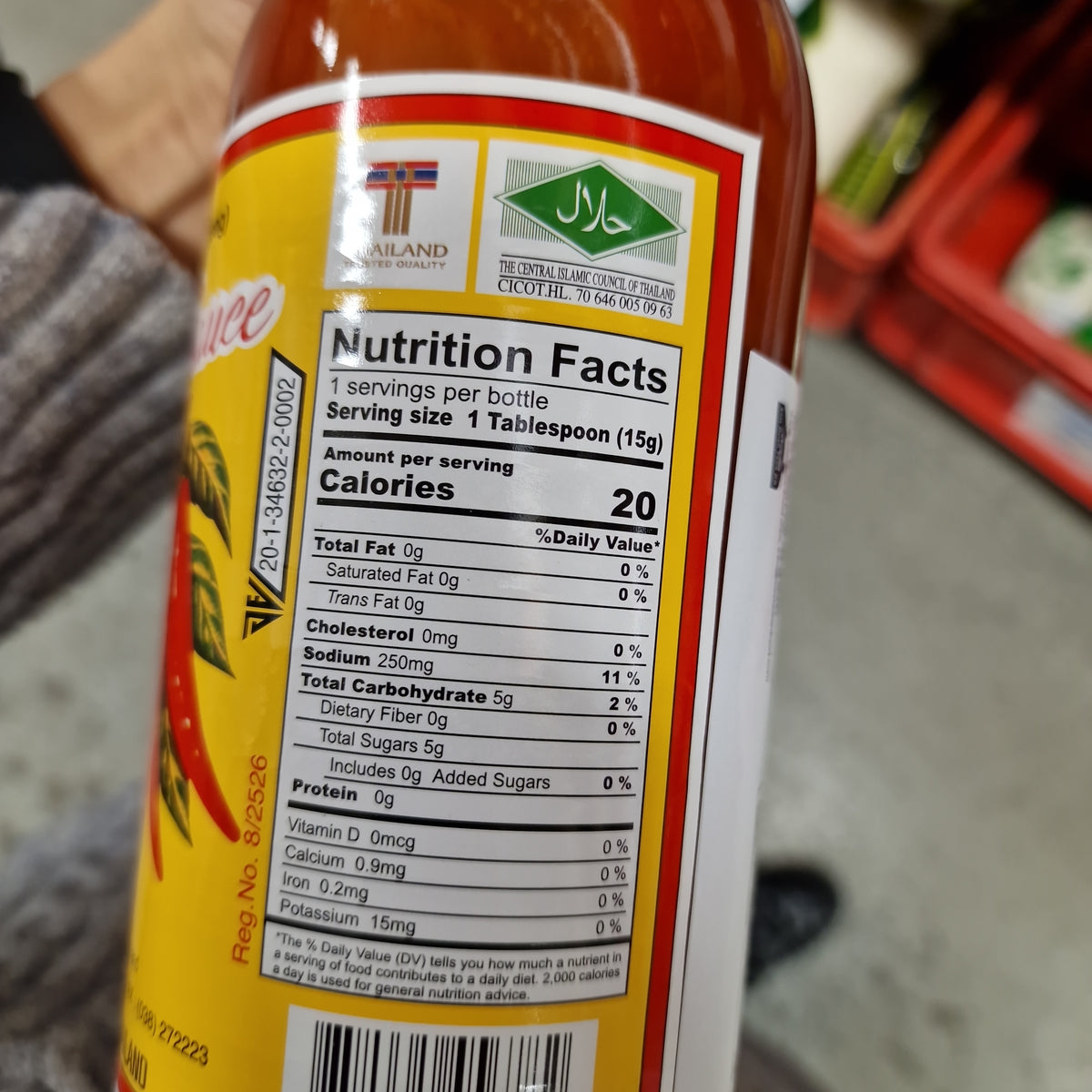 Sriracha chillisås (stark) 750ml