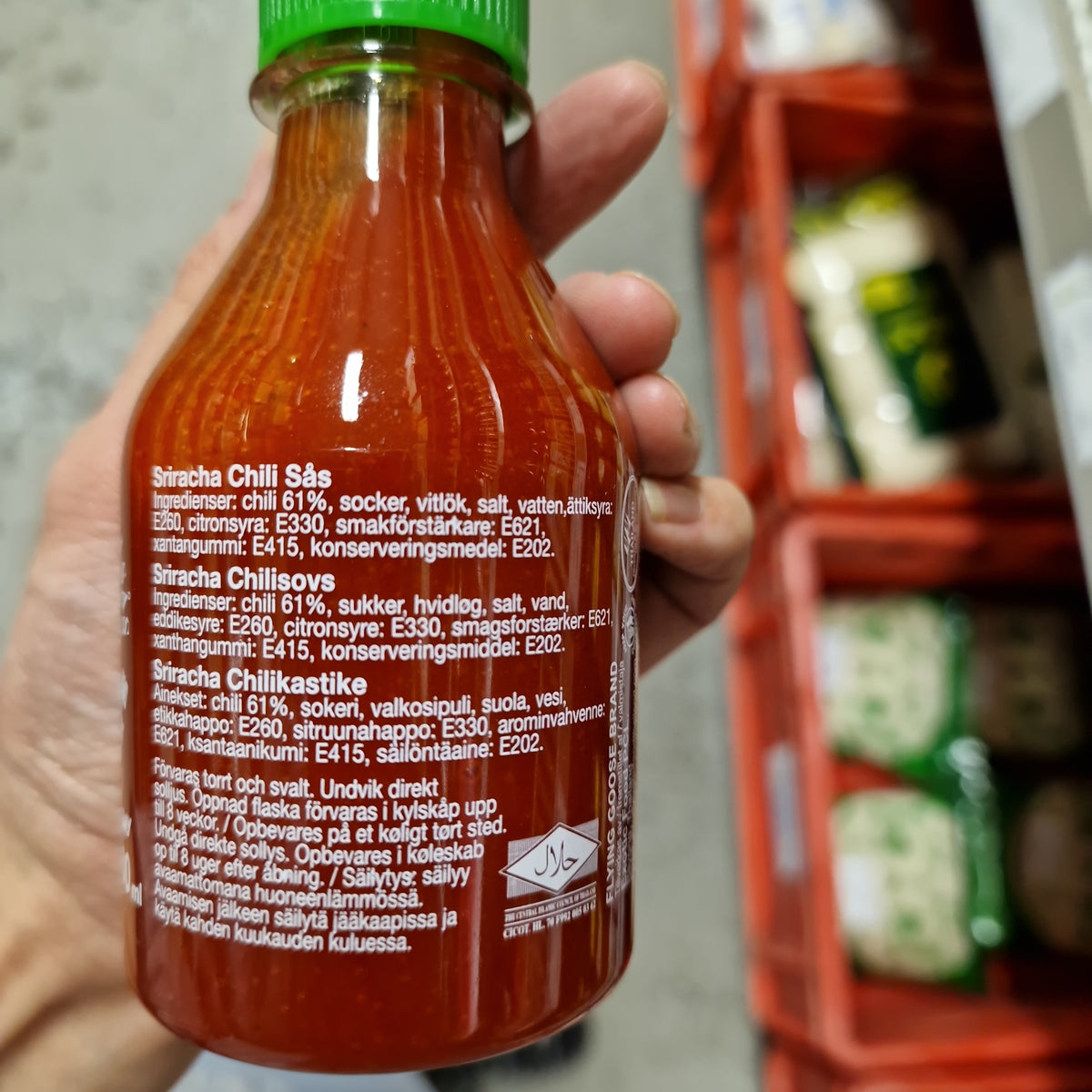 Sriracha chillisås 200ml, Flying Goose Brand
