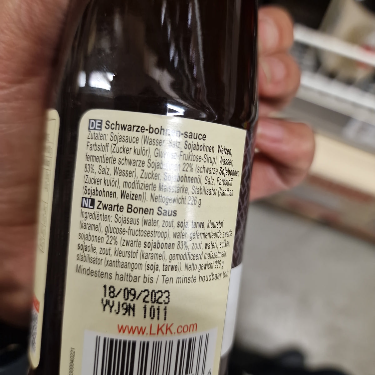 Svart Bönsås 300ml, LKK
