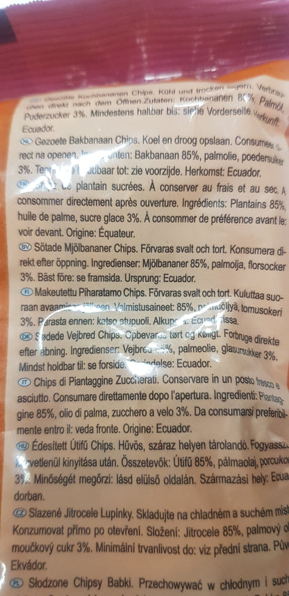 Extra Söt bananchips