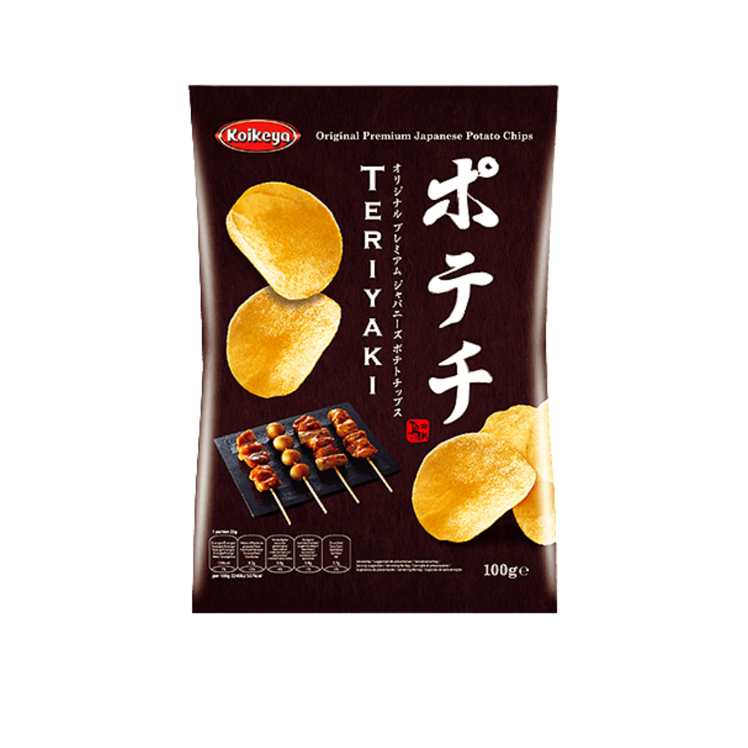 Japanska Chips, Teriyaki, Koikeya,  100g
