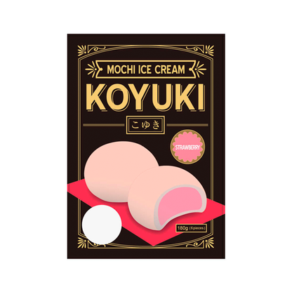 Koyuki Mochi Ice Cream jordgubb- 180 g