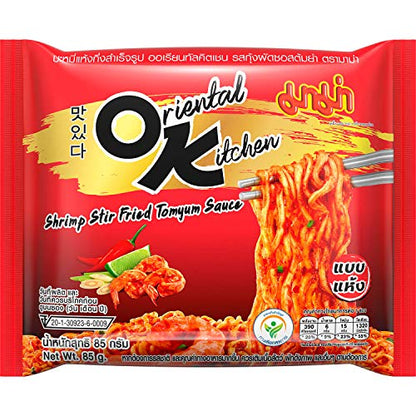 oriental kitchen Mama nudlar shrimp stir fried