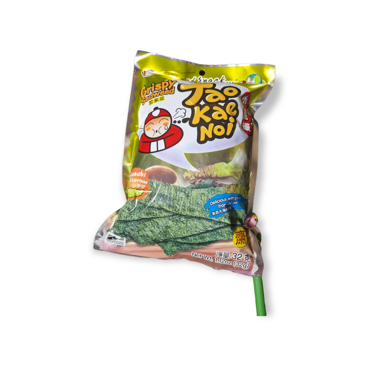 Wasabi Sjögrässnacks 32g, Tao kae noi