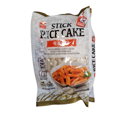Topokki koreansk riskaka skivor 600g, Wang Korea