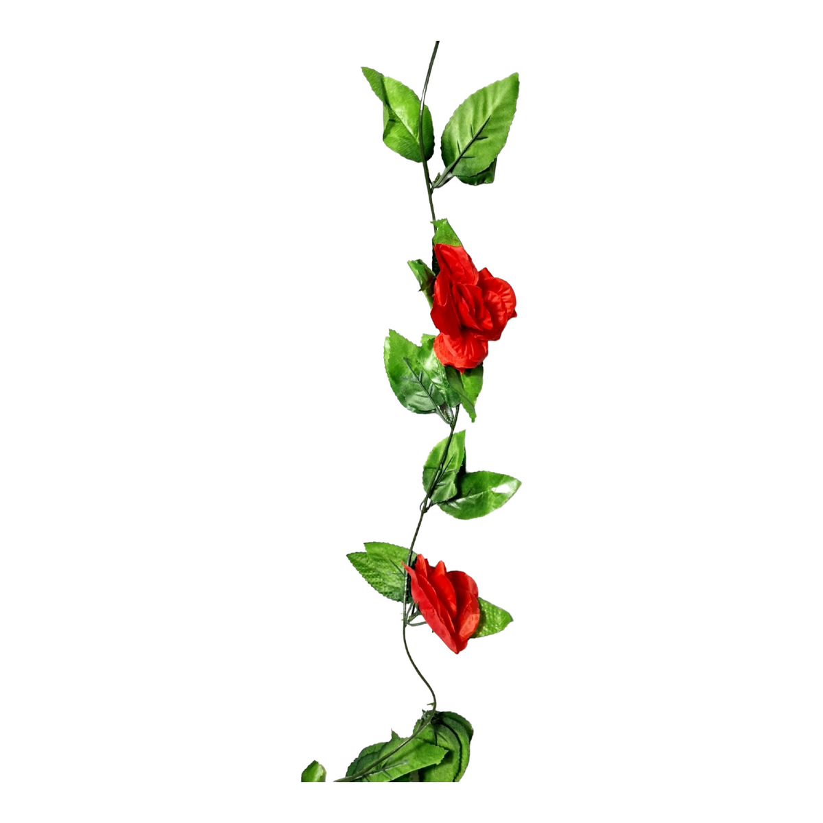 plastblomma girlang ros