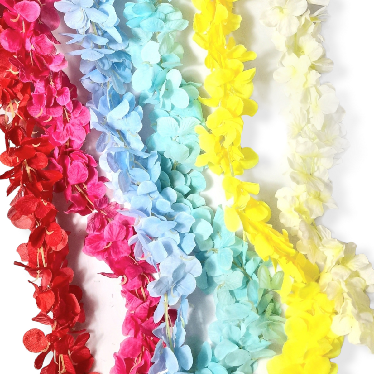 plastblomma girlang 2m
