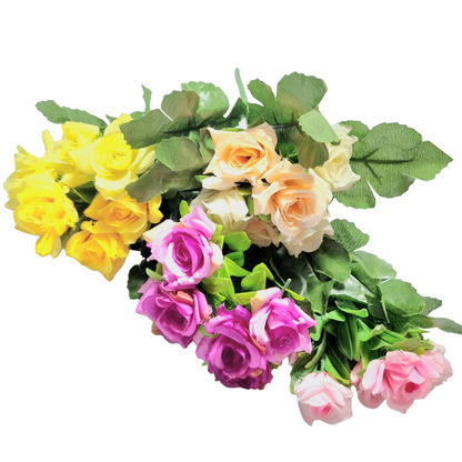 plastblomma smårosor