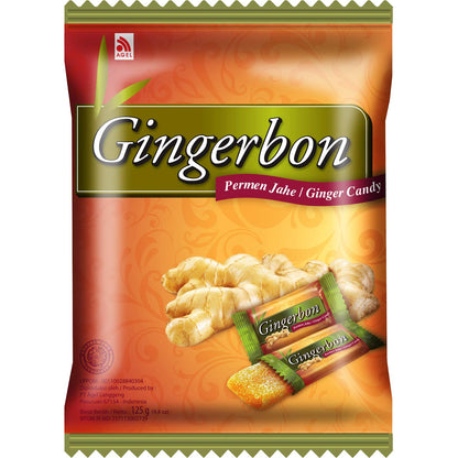 Ingefära godis pepparmint 125g, Gingerbon