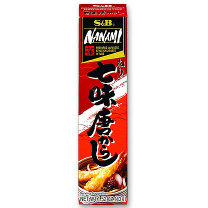Sju sorters Kryddor Shichimichili Pasta 43g