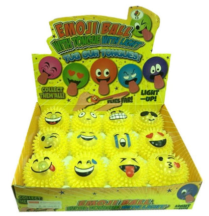 bouncy spiky emoticon ball